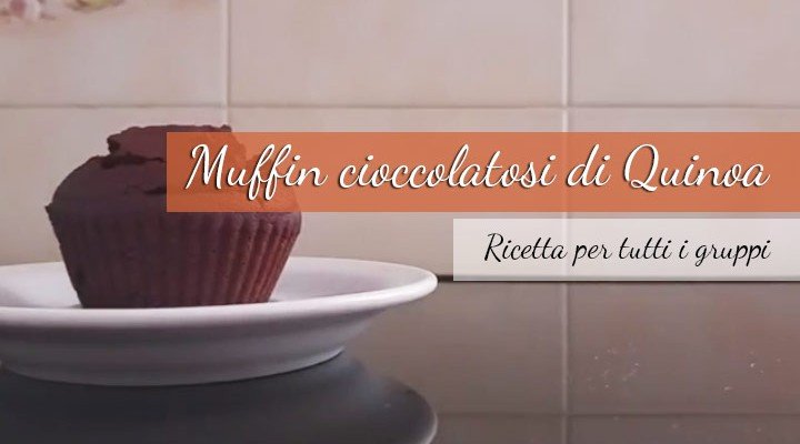 muffin cioccolatosi di quinoa